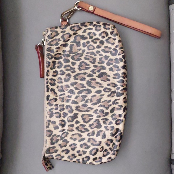 Cavalcanti Leopard Print Wristlet - Picture 3 of 6